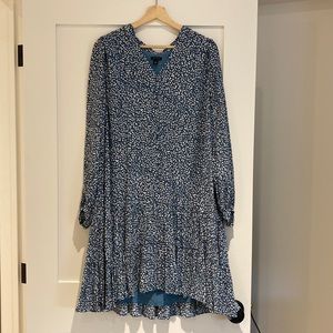 Cute Drop waisted long sleeve mini dress